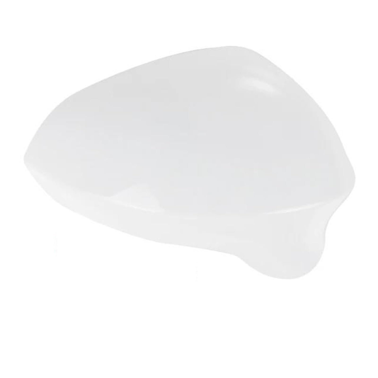 Hatsvtgr Glossy White Right Car Mirror Cover Housing Door Side Wing Rearview Mirror Cover Cap For Seat For Ibiza 2008 2009 2010 2011 2012 2013 2014 2015 2016 2017 Car Mirror Protection Cover(Glossy White Right)