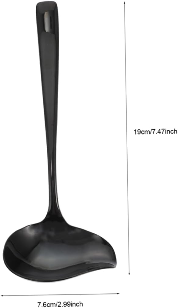 Ciieeo Stainless Steel Sauce Ladle Pouring Spout Stainless Steel Duckbill Spoon for Sauces Gravy and Dressings Handle Design for Easy Serving Dishwasher Safe Kitchen Gadget