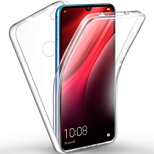 AROYI Funda Xiaomi Redmi Note 8T, Ultra Slim Doble Cara Carcasa Protector Transparente TPU Silicona + PC Dura Resistente Anti-Arañazos Protectora Case Cover para Xiaomi Redmi Note 8T