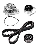 SCITOO Timing Belt Water Pump Kit Fit 2008-2014 Pontiac G3 Wave Saturn Astra Suzuki Swift+ Chevrolet Aveo Cruze Sonic Aveo5 4Cyl 1.6L 1.8L