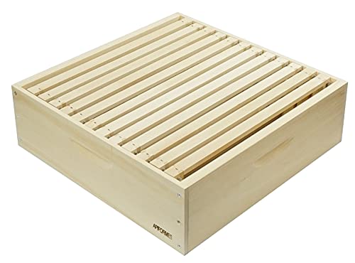 APIFORMES Dadant Dadant DAD12 Cadre de miel + 12 cadres en bois 505 x 505 x 155 cm Cover