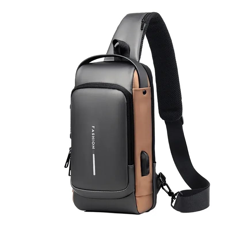 Waterproof Anti-TheftChest Bag USB Men Crossbody Sling Bag Men Crossbody Bag For Men-image-13