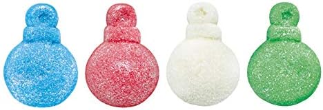 Gummy Christmas Glitter Ornaments 2.2 Pounds Xmas Gummy Candy Bulk