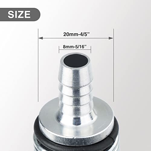 Jmcuhyd Manual Siphon Pump For Gas Oil Water Fuel Hand Rubber Pump For Marine Boat Accessories (8Mm 5/16 Inch) #TOP1