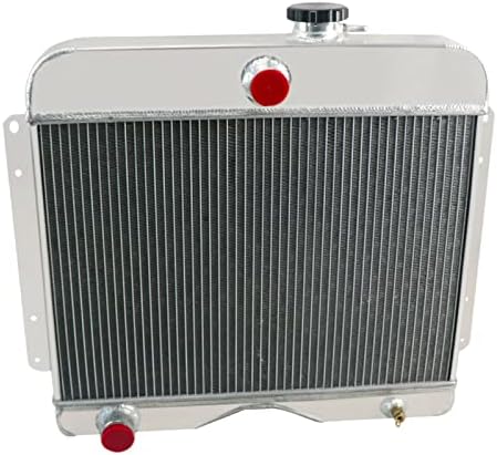 4 Row Aluminum Radiator Fit 49-64 Jeep Willys Truck 2.2L l4 GAS/2.4L 2.6L l6 GAS