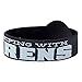 Sleeping With Sirens Wristband Madness Band Logo Official Black Rubber Size One Size