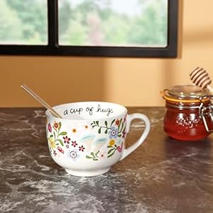 A cup of hugs mug  urban country home decor