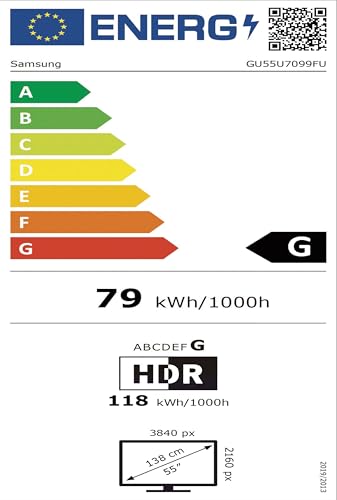 Samsung Crystal UHD 4K U7099F (138 cm) LED Fernseher 55 Zoll – Bild 21