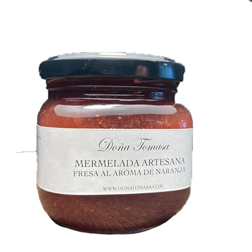 Confiture Artisanale de Fraise au Parfum d'Orange - Sans conservateur ni colorant - Poids Net 235g Cover