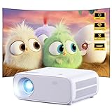 Mini projecteur, Prise en Charge WiFi Double Bande et Bluetooth 5.2, projecteur Home ciné...