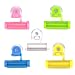 Vanki 5 pcs Rolling Toothpaste Dispenser Tube Squeezer Sucker Holder Hanger Gadget,random color