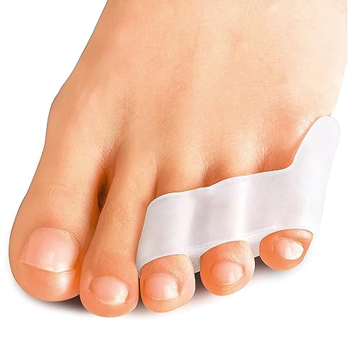 Image of Toe Separator for Feet Toe Spacers Correct Toes Yoga Silicone Hammer Toe Corrector for Women & Men Correct Toe Straighteners for Overlapping Toes (L T separator)