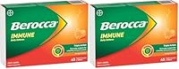 Berocca Immune Daily Defence Vitamin C, D and Zinc, Orange Flavoured Effervescent Tablets 90 Pack