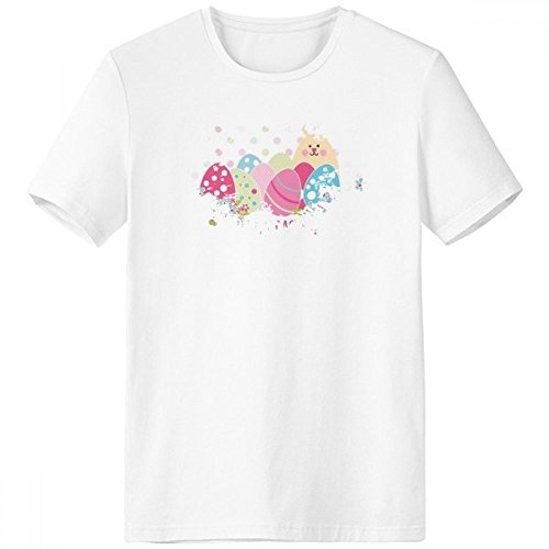 T-shirt lapin de Pâques homme col ras du cou vêtement religion chrétienne