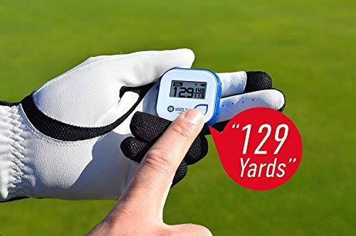 Golf Buddy Voice 2 Golf Rangefinder Talking Golf GPS Devices for Hat, Golf Distance Range Finder for Golfers, 14 Hours Battery Life, Water Resistant, Golf Accessories for Men and Women, White/Blue - Thumbnail 4