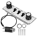 Prewired Width Control Plate Loaded Switch Wiring Harness Knobs Guitar Circuit Board Full Set Series for Guitar White