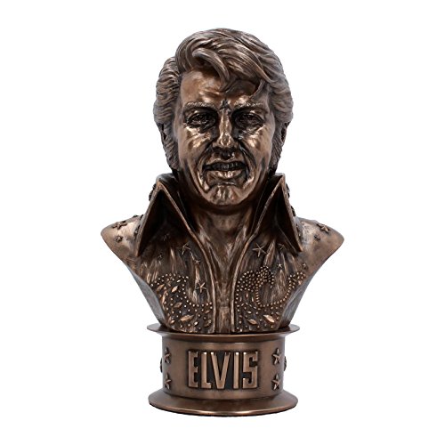 Busto Elvisly Yours de resina y bronce 33cm miniatura 1