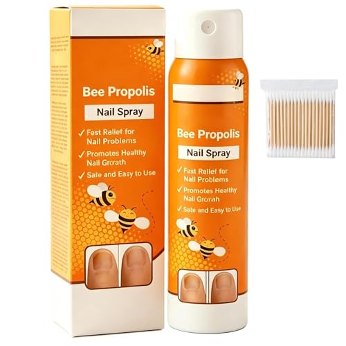 Nailvera Fungifix Bee Propolis Nail Spray Nailvera Nail Fungal Treatment Spray Nails Repair Sprays For Weak And Damaged Nails For All Nail Types (1PCS)