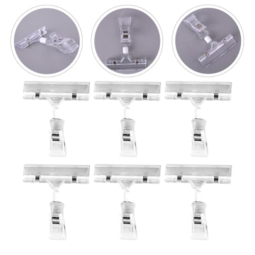 Porte-étiquette transparent Yardwe pour stopper la confusion des prix en rayon - 7