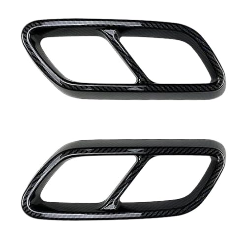 �̂��߂� �����Z�f�X�x���c �̂��߂� C �N���X W206 C200 C260 C300 2020 �Ԃ̃��A�r�C�}�t���[�g�����J�o�[ �G�L�]�[�X�g�`�b�v �}�t���[�p�C�v�J�o�[(Glossy Black)