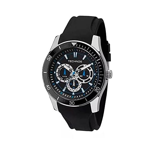 Relógio Masculino De Pulso Pulseira Silicone Technos Oferta
