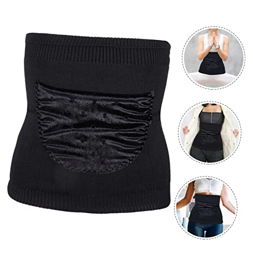 Faja lumbar de lana elástica para dolor de espalda miniatura 4