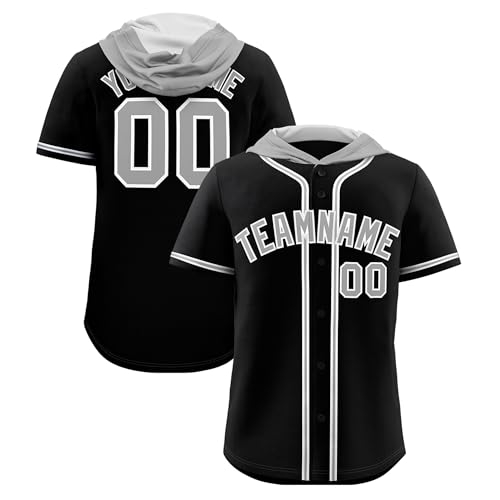 Jersey de béisbol personalizado con capucha KXK para hombres, mujeres y niños miniatura 1