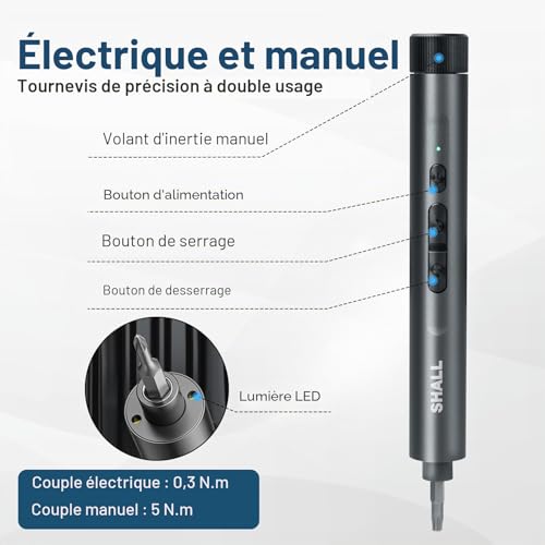 Mini-tournevis électriques SHALL pour sauver votre électronique défectueuse - 4