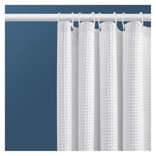 Rideau de douche haut de gamme imperméable double face pour cabine de bain - 4