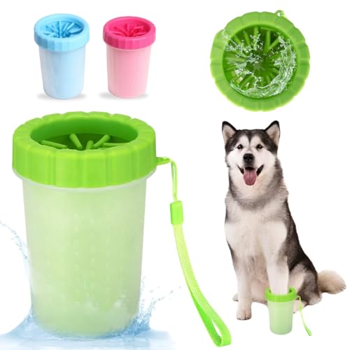 Copo Limpador de Patas Pet em Silicone | Higiene Rápida Sem Sujei...