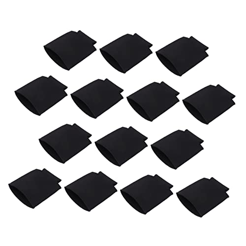 COLLBATH 14pcs Can Set Retro Cooler Can Protection Cover Simple Beer Decorative Cover for Cans Beer Bottle Cover Escargot Dish Bar Supplies Beverages Drinks Beer Bottle Sleeves Cloth Black