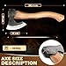 Tivoli 15 Inch Camping Axes and Hatchets, Bushcraft Axe for Wood Splitting and Kindling,Hand Forged Carbon Steel Chopping Axes Ash Wood Handle with Sheath for Camping and Survival