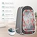Duthss Sauna Steamer Machine,4L Large Capacity Portable Home Sauna Steamer, Multiple Safety Features Steam Generator for Sauna,Time Display Remote Control and Herb Box