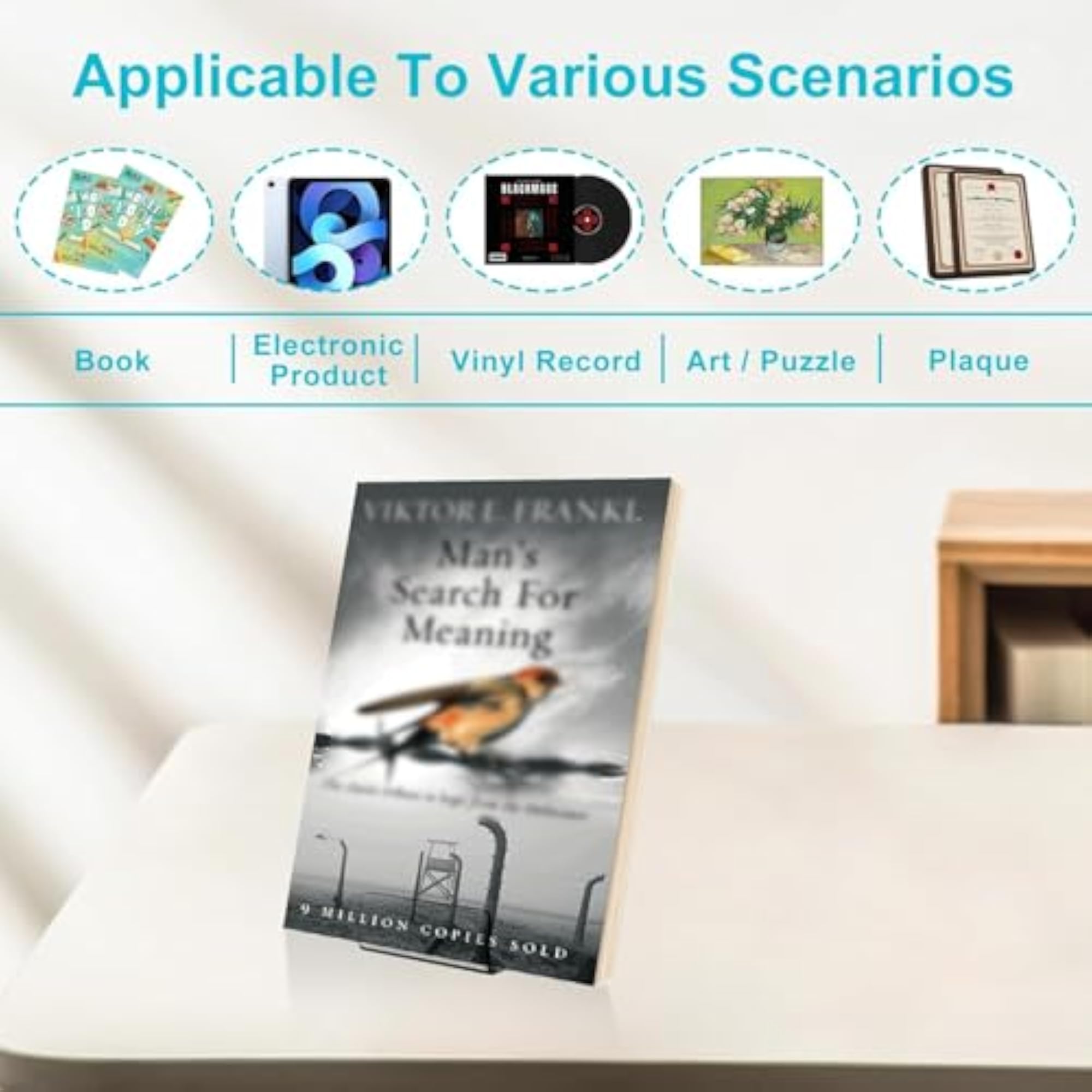Acrylic Upright Display Stand for Home and Office