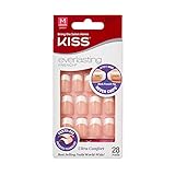 Kiss Everlasting French Nail Kit Medium 28 Nails EF07 (1 PACK)
