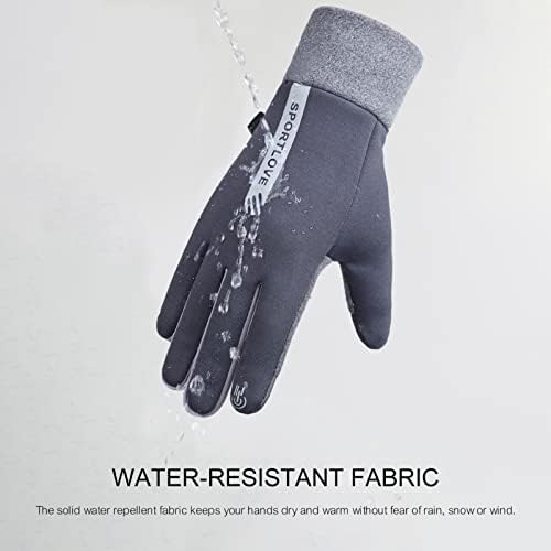 Valcatch Winter Touch Screen Warm Gloves for Men Women Anti-Slip Outdoor Windproof Thermal Fleece Lined Mittens for Running Cycling Hiking Walking Driving Working