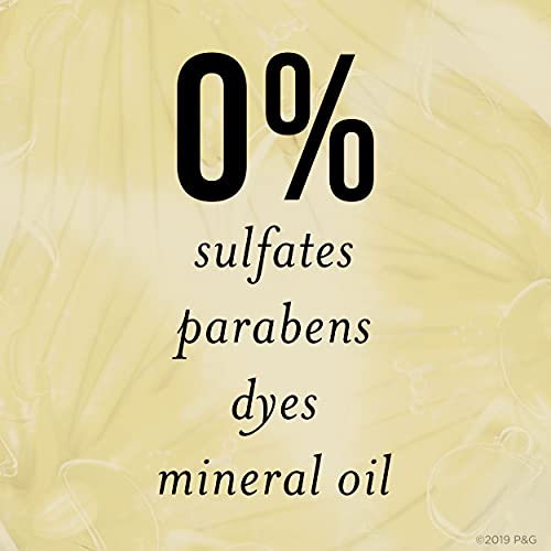 Pantene Sulfate Free Shampoo With Castor Oil, Nutrient Blends Fortifying Damage Repair, 9.6 Fl Oz, Pack Of 4 #TOP1