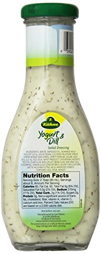 Kuhne Yogurt and Dill Salad Dressing, 8.45 Ounce (Pack of 8) - Thumbnail 2