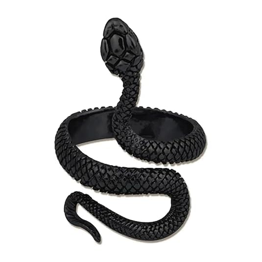 PDY FASHION black color snack ring for unisex (B0CP86G328) Amazon Price History, Amazon Price Tracker