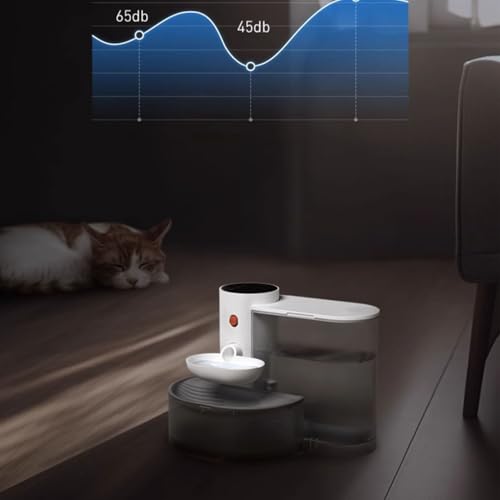 Fuente automática para agua de gato recargable 3L miniatura 4