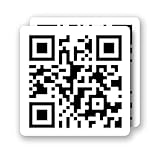 Fuck Off QR Code Sticker - Funny Prank Joke Gag Gift Idea for Best Friend - 3.5 x 3.5 inch - Vinyl Sticker Decal - Funny Sarcastic Decal Meme for Water Bottles or Laptop - Made in USA (2 Pack)