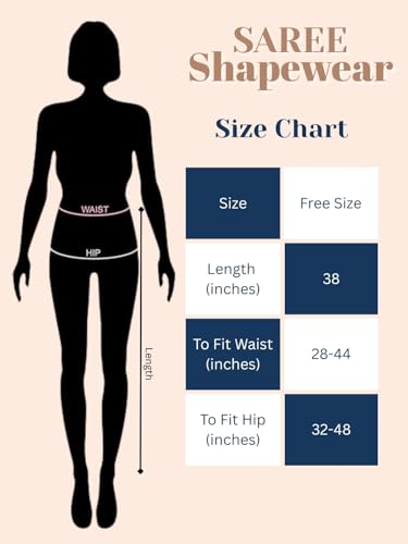 Lightweight breathable saree shapewear for daily wear