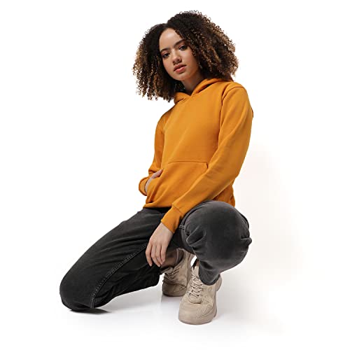 Image of Campus Sutra Women cotton Premium Zipper Hoodie-Grey