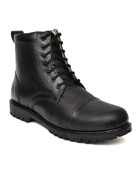 asm Men's 3.5 Inch Hidden Height Increasing Pure leather Boots with Memory foam footpad.-picture-47