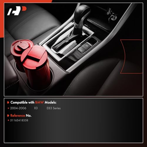 Portavasos frontal derecho compatible BMW E83 X3 2004-2006 miniatura 2