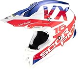 Scorpion VX-16 AIR X-TURN White-Red XL