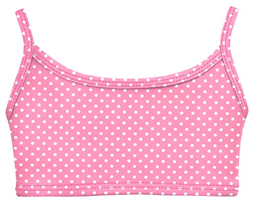 Image of City Threads Girls Bikini Top Only UPF 50+, Bathing Suit Top for Girls, Made in the USA