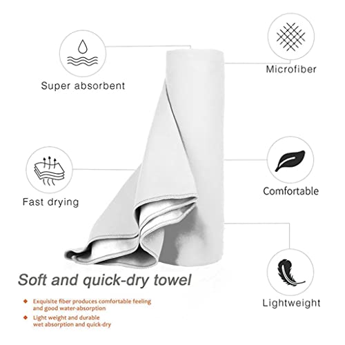 Serviette de plage 2Pc et drap de douche micro-absorbant TILEZE 80*160 - 5