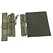 ROCOTACTICAL Quick Release Buckle Set,Single Point Molle Quick Disconnect Side Entry Conversion with Hoop and Loop for JPC CPC NCP XPC 420 Vest (Ranger Green)