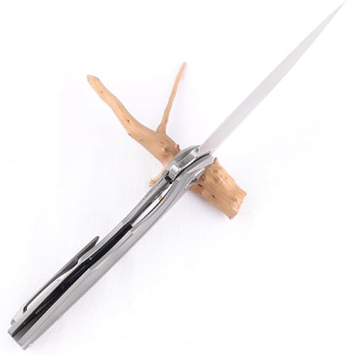 Miniatura 3 de folding knife, D2 steel blade and titanium alloy handle pocket knife, used for outdoor camping and hiking tools